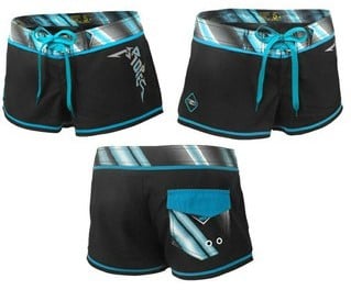 Aropec 女款衝浪短褲 桃紅