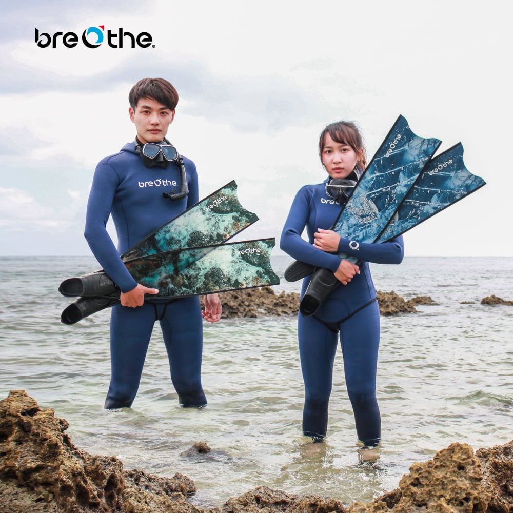 Breathe 水呼吸 3mm雙面穿 連帽超彈防寒衣 女款