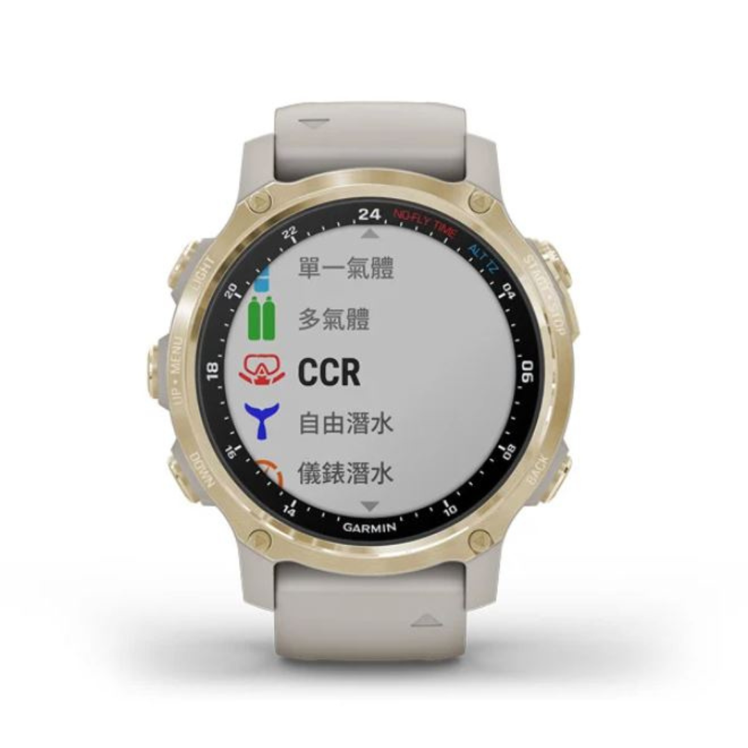 GARMIN Descent Mk2S   進階GPS潛水錶 香檳金