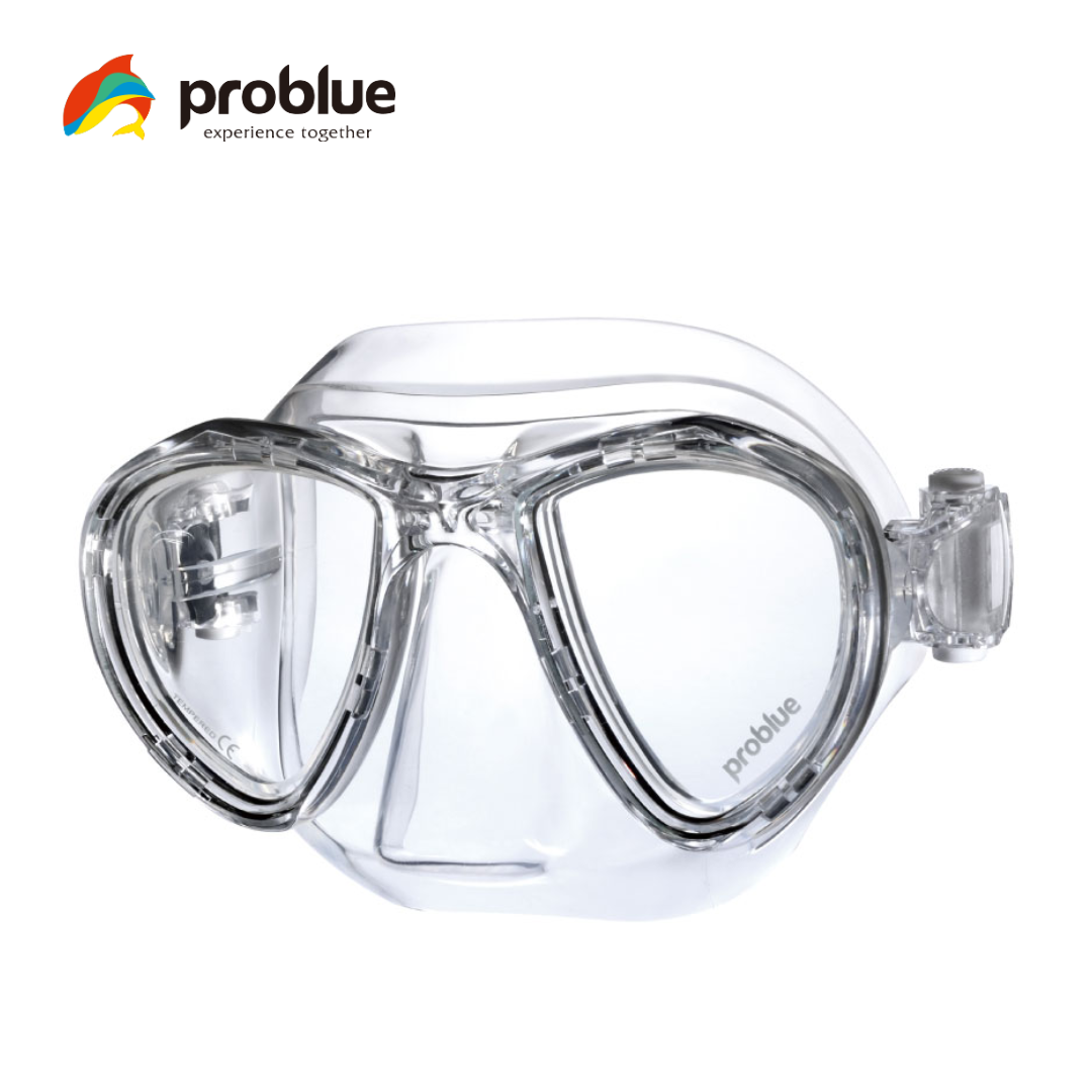 Problue 全透明矽膠 玻璃面鏡 Problue 全透明矽膠 玻璃面鏡