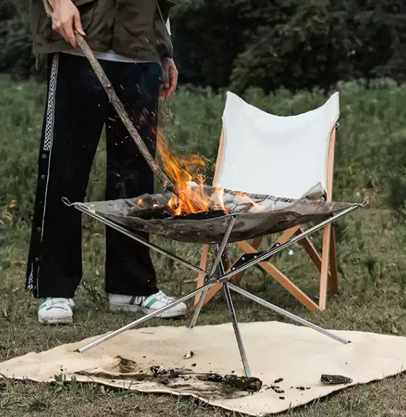 可收納輕量不鏽鋼焚火台