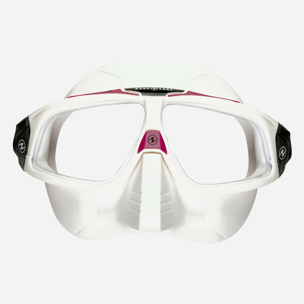 AquaLung Sphera X (思妃拉) 自潛低容積面鏡 白底桃紅