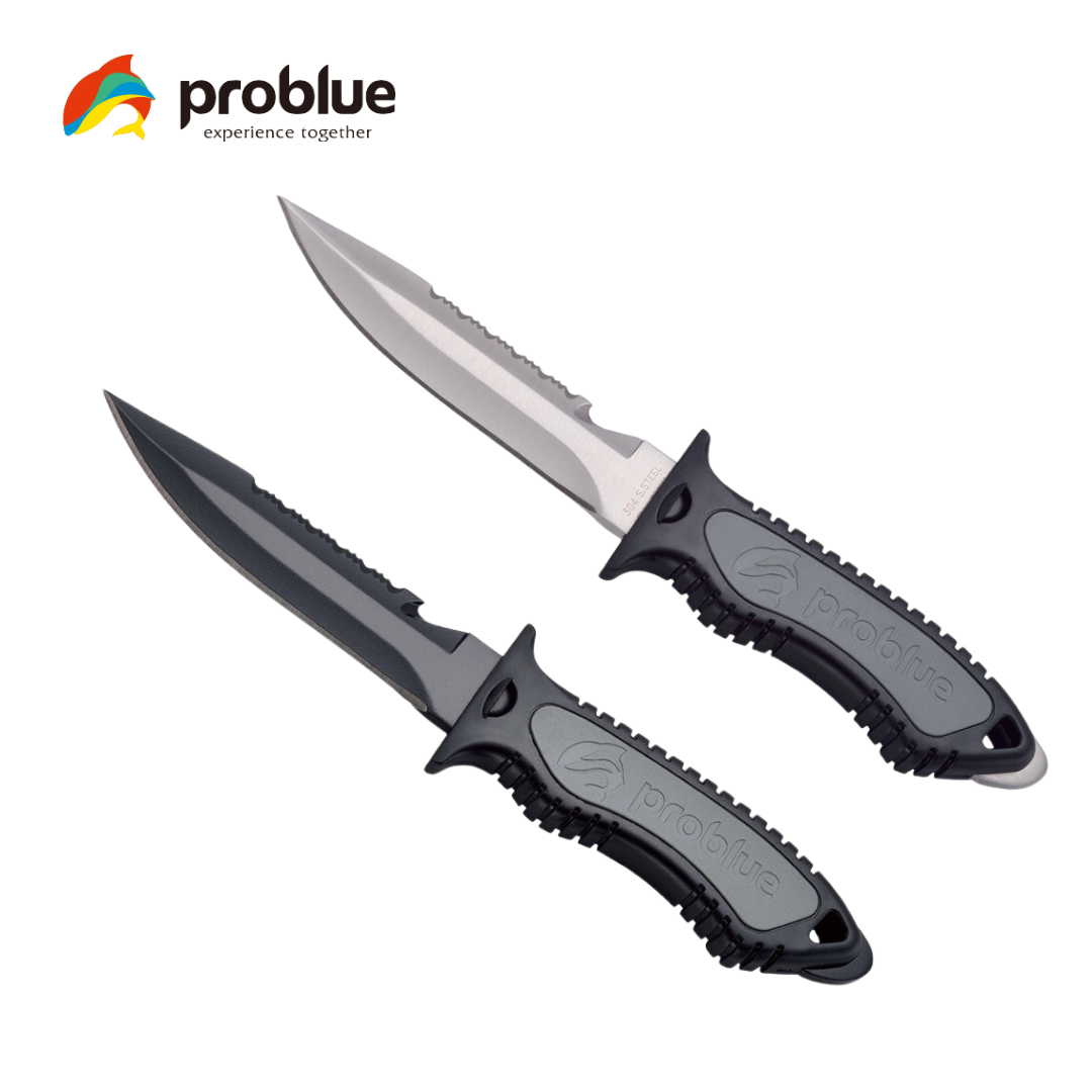 Problue 304不銹鋼尖頭潛水刀