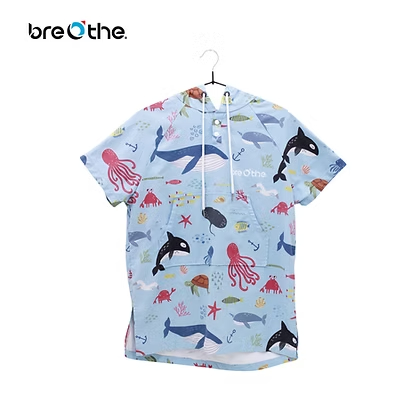 Breathe 水呼吸  兒童款毛巾衣(薄款)
