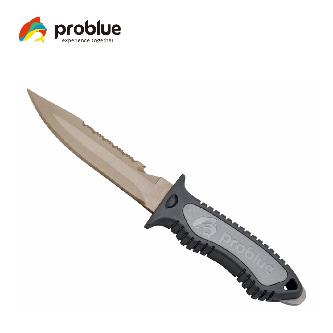 Problue 鈦合金尖頭潛水刀