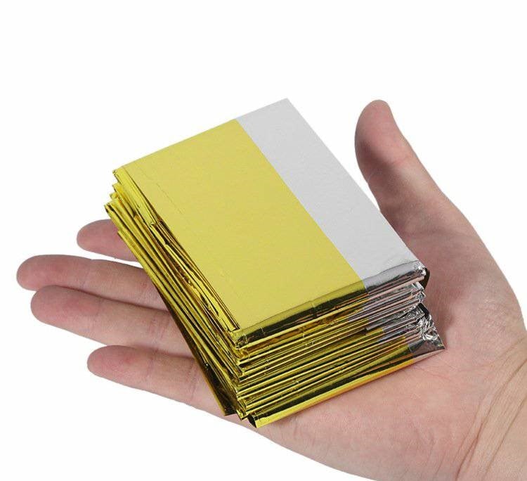 《緊急求生》戶外必備系列  救生毯  求生／保暖／地震／水災 / 金銀雙面