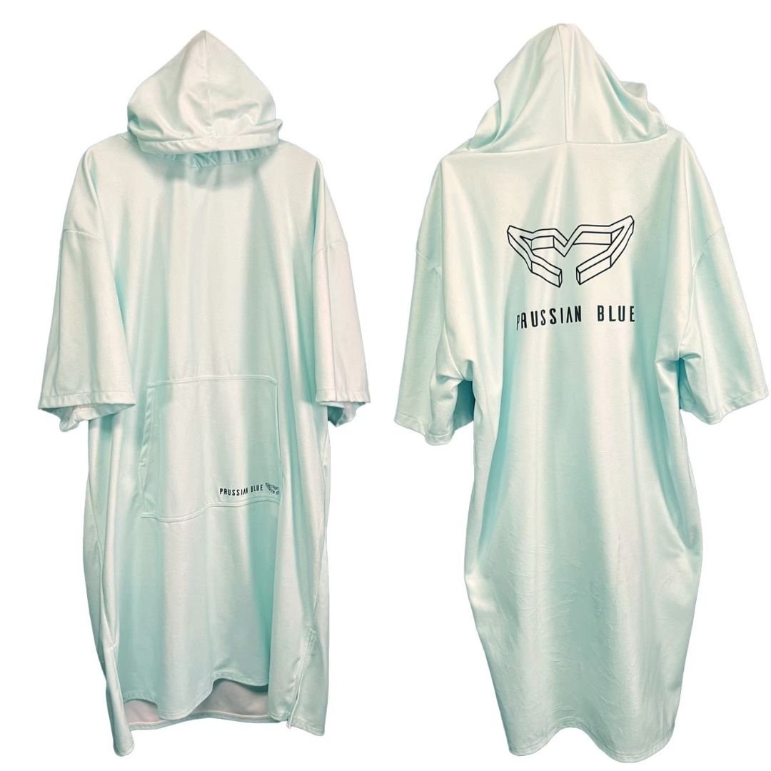 普魯士藍素色毛巾衣 蒂芙尼綠 普魯士藍素色毛巾衣 蒂芙尼綠
