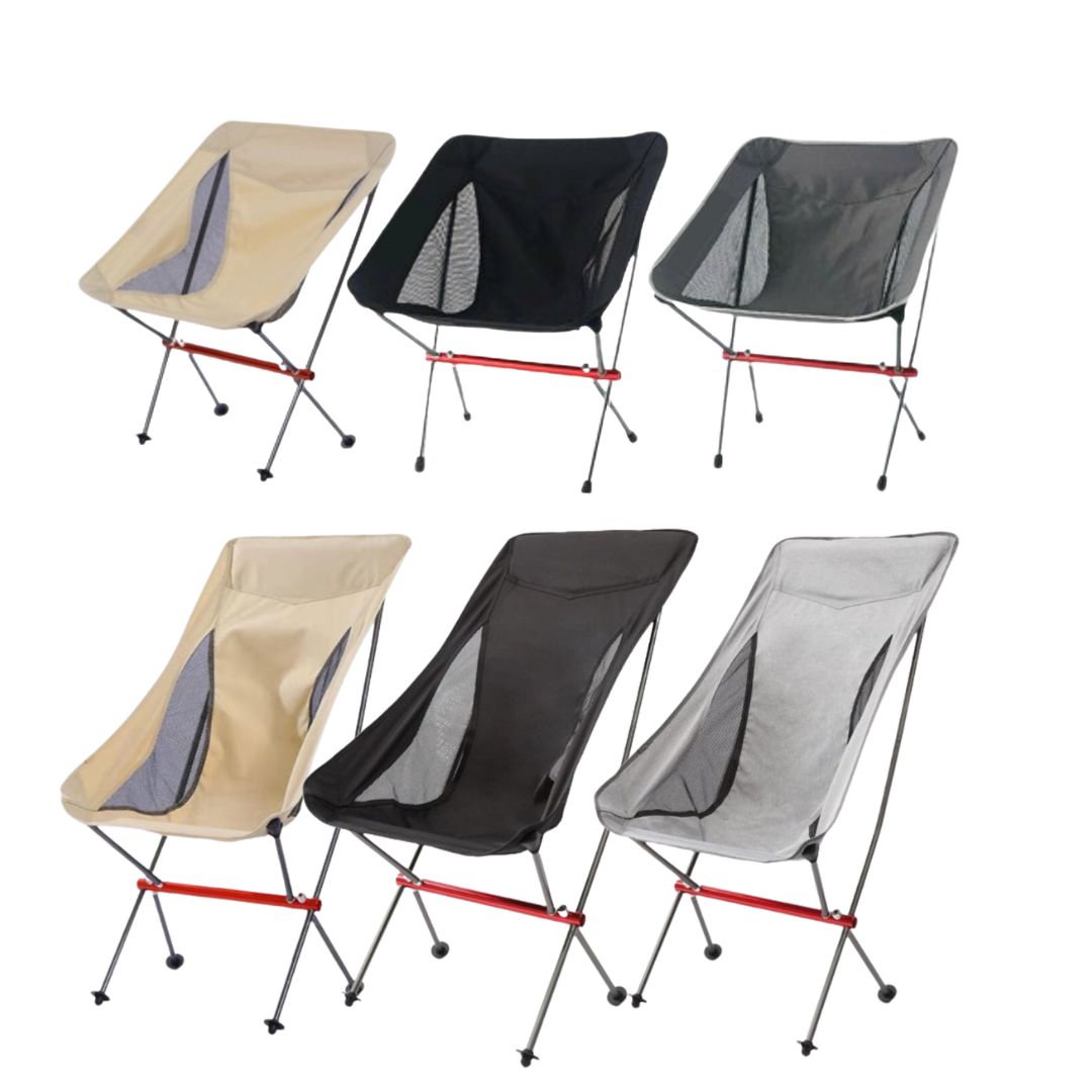 月亮椅 露營椅 折疊椅 黑/灰/米白