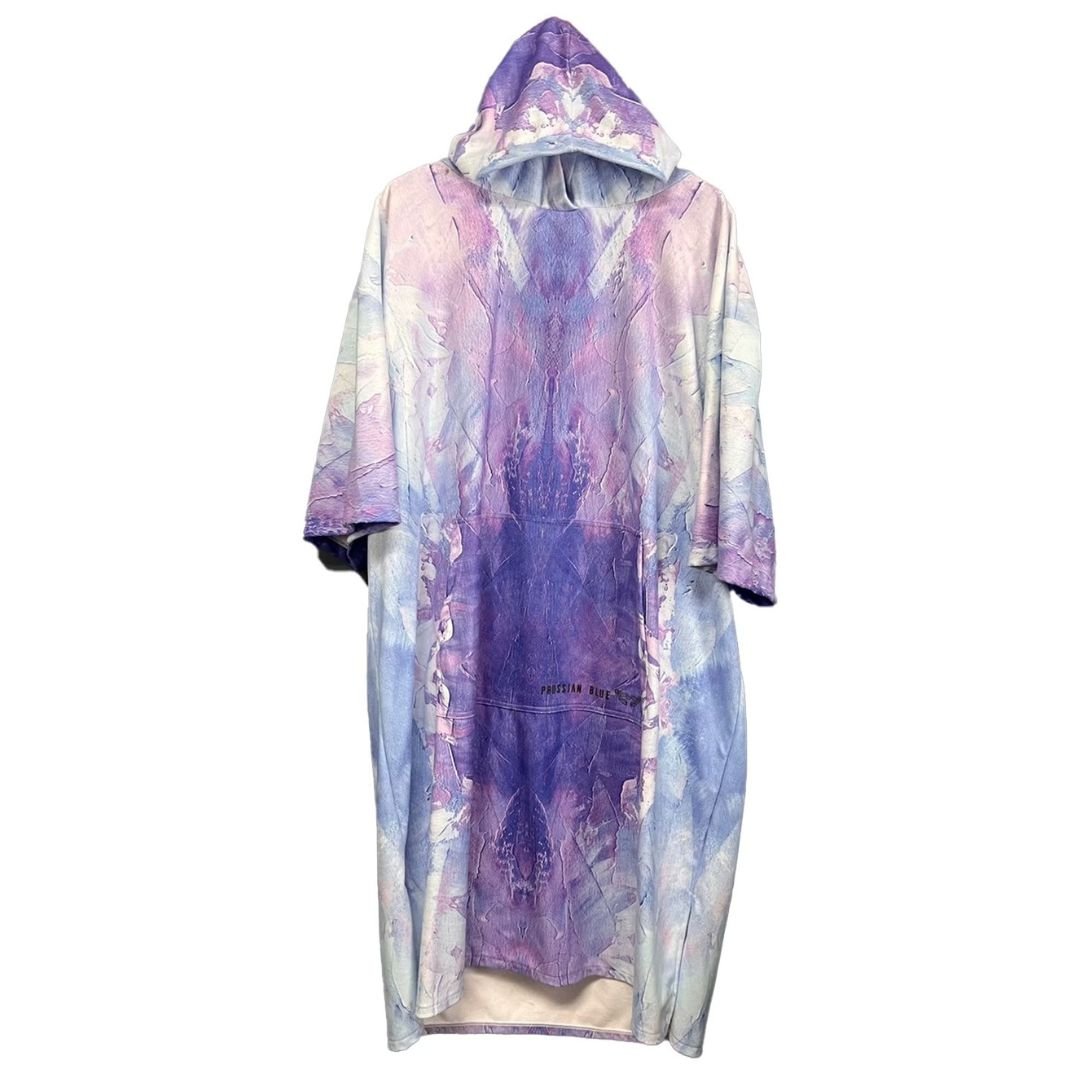 普魯士藍毛巾衣 油彩