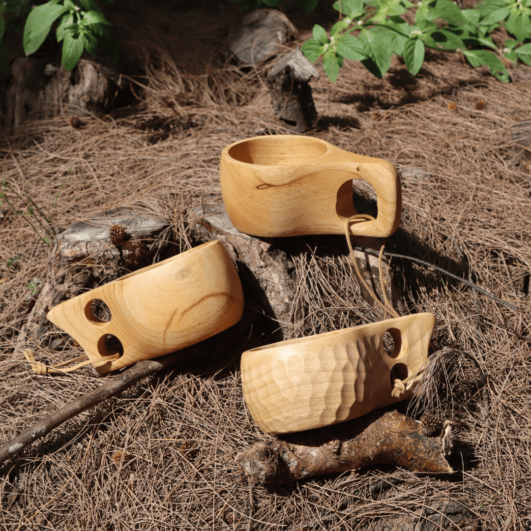 木製質感露營杯