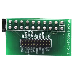 DediProg岱鐠 2.54mm 2x10 To 1.27mm 2x10 Adaptor With Cable