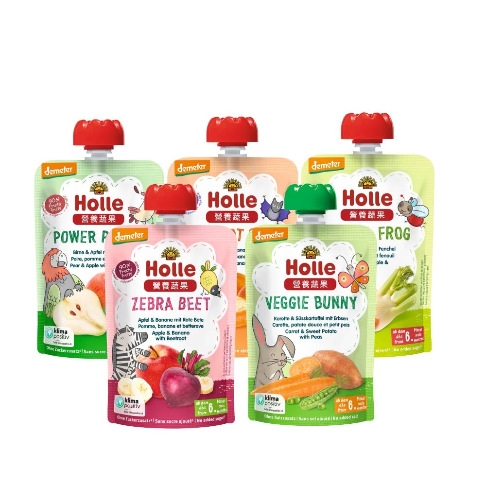【Holle禾樂純境】生物動力果泥-營養蔬果系列(多款可選)