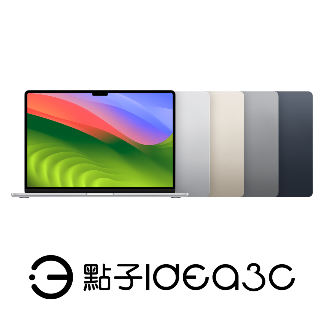 Apple MacBook Air 15吋 M3 8G 256G 2024年 A3114 1080p FaceTime HD相機