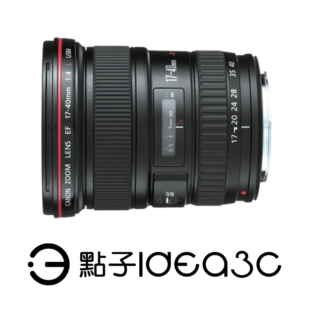 Canon EF 17-40mm F4 L USM 廣角變焦鏡頭 超低色散鏡片矯正色差 多層鍍膜技術