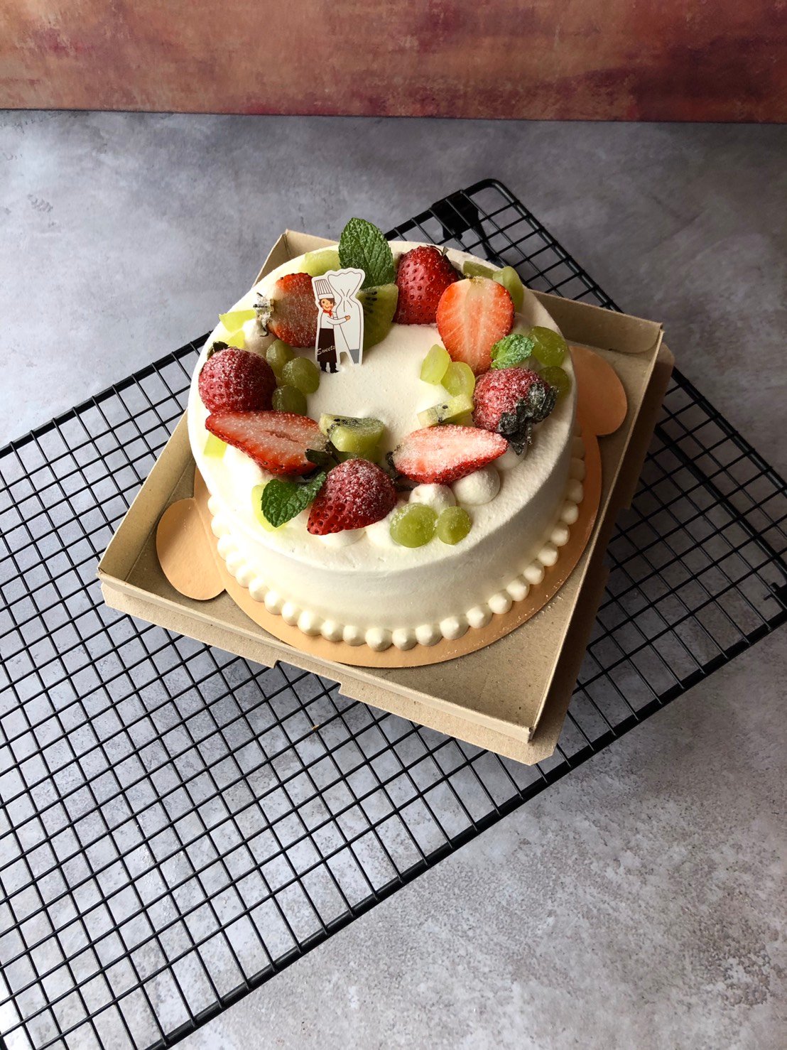 綜合水果戚風蛋糕