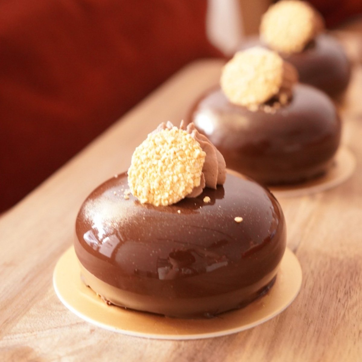 生巧克力覆盆子慕斯