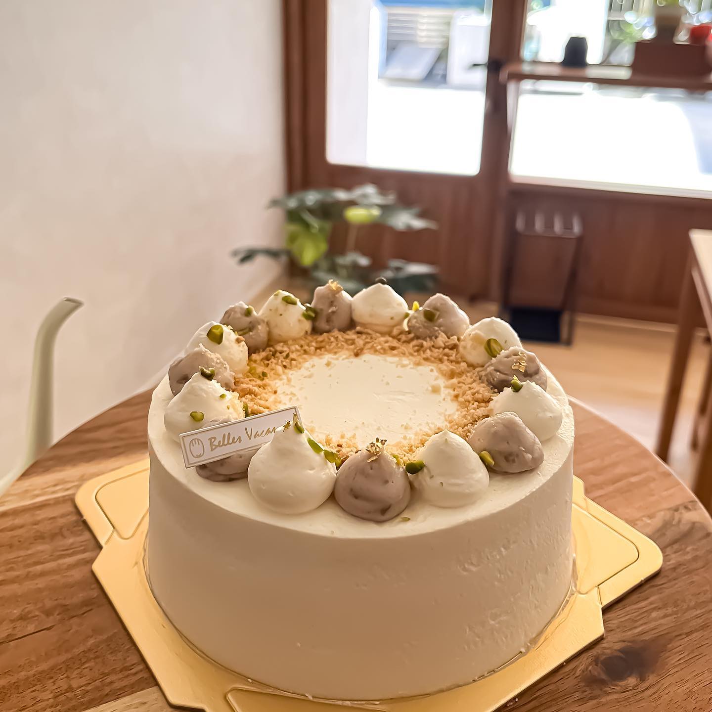 芋泥香草布丁戚風蛋糕