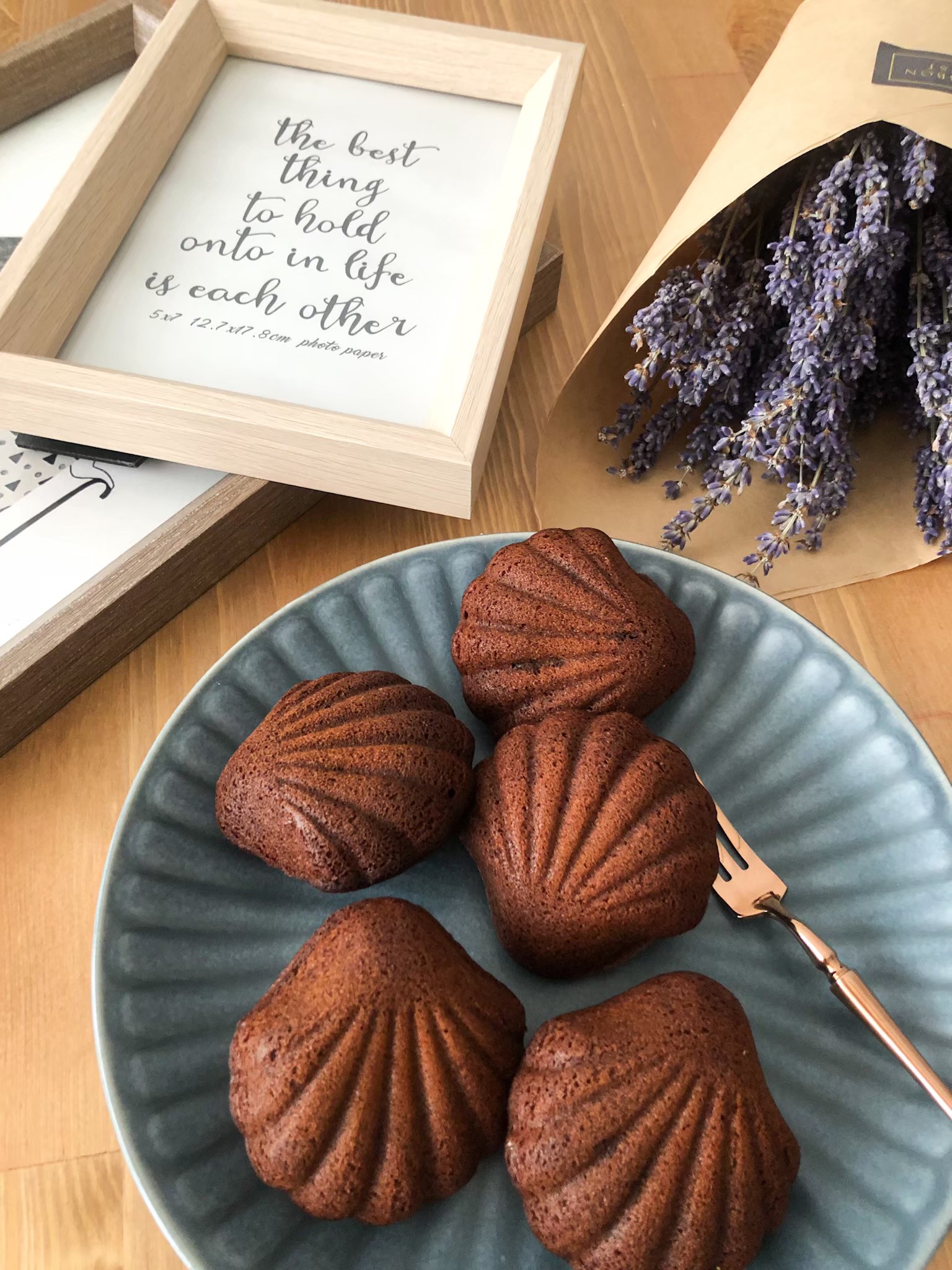 藏心巧克力貝殼蛋糕 (5入盒裝)