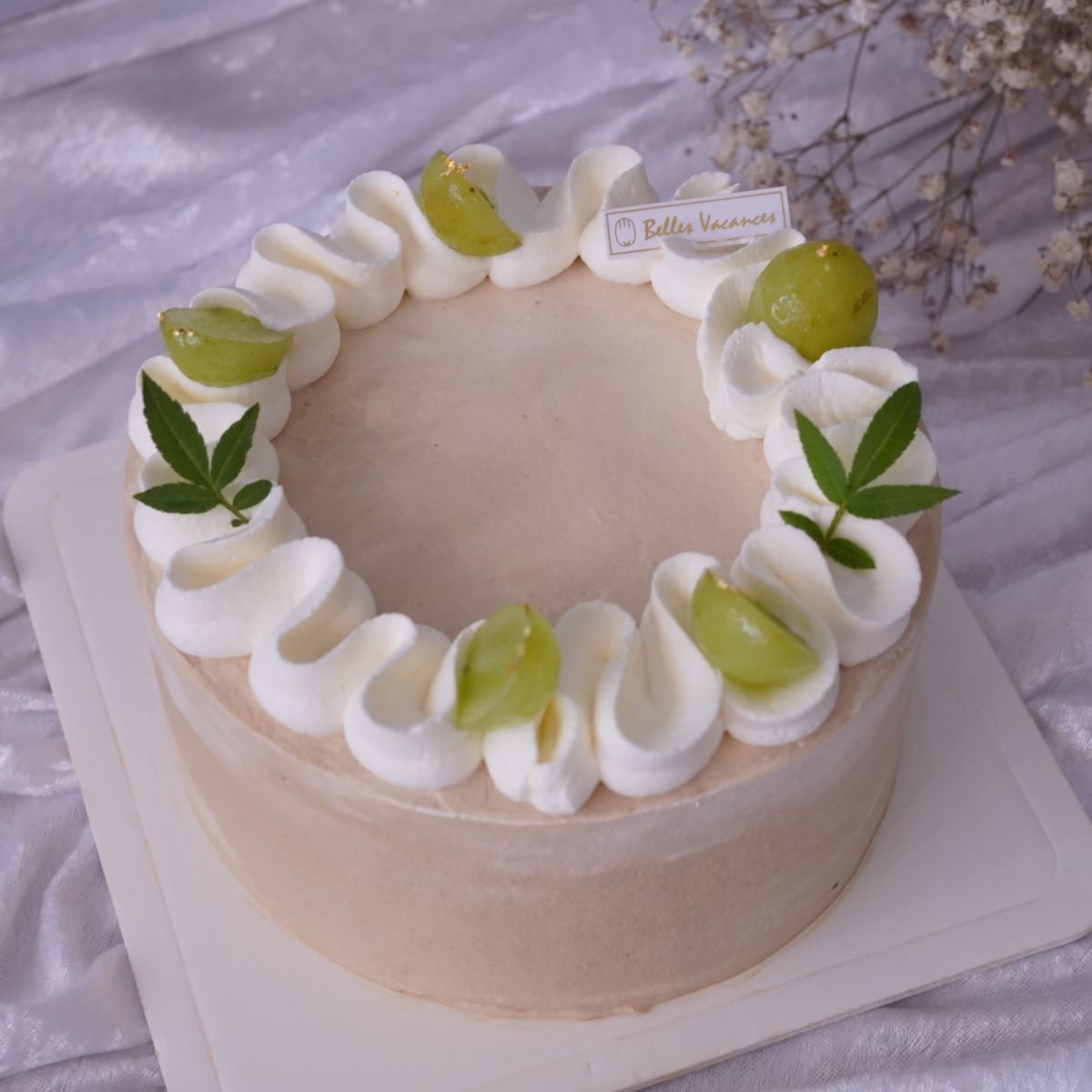 紅玉綠葡萄戚風蛋糕