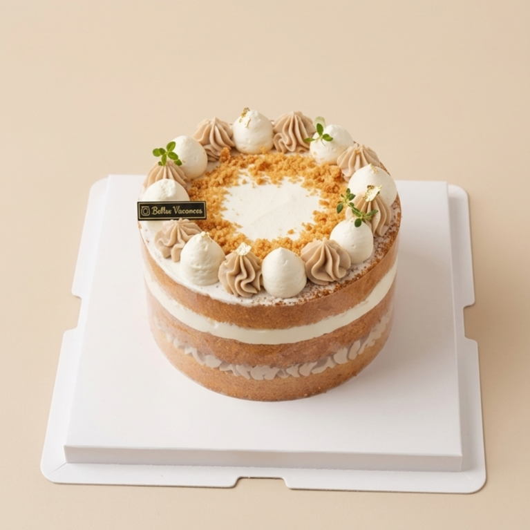 手焙芋泥布丁裸戚風 (早鳥優惠~4/20)