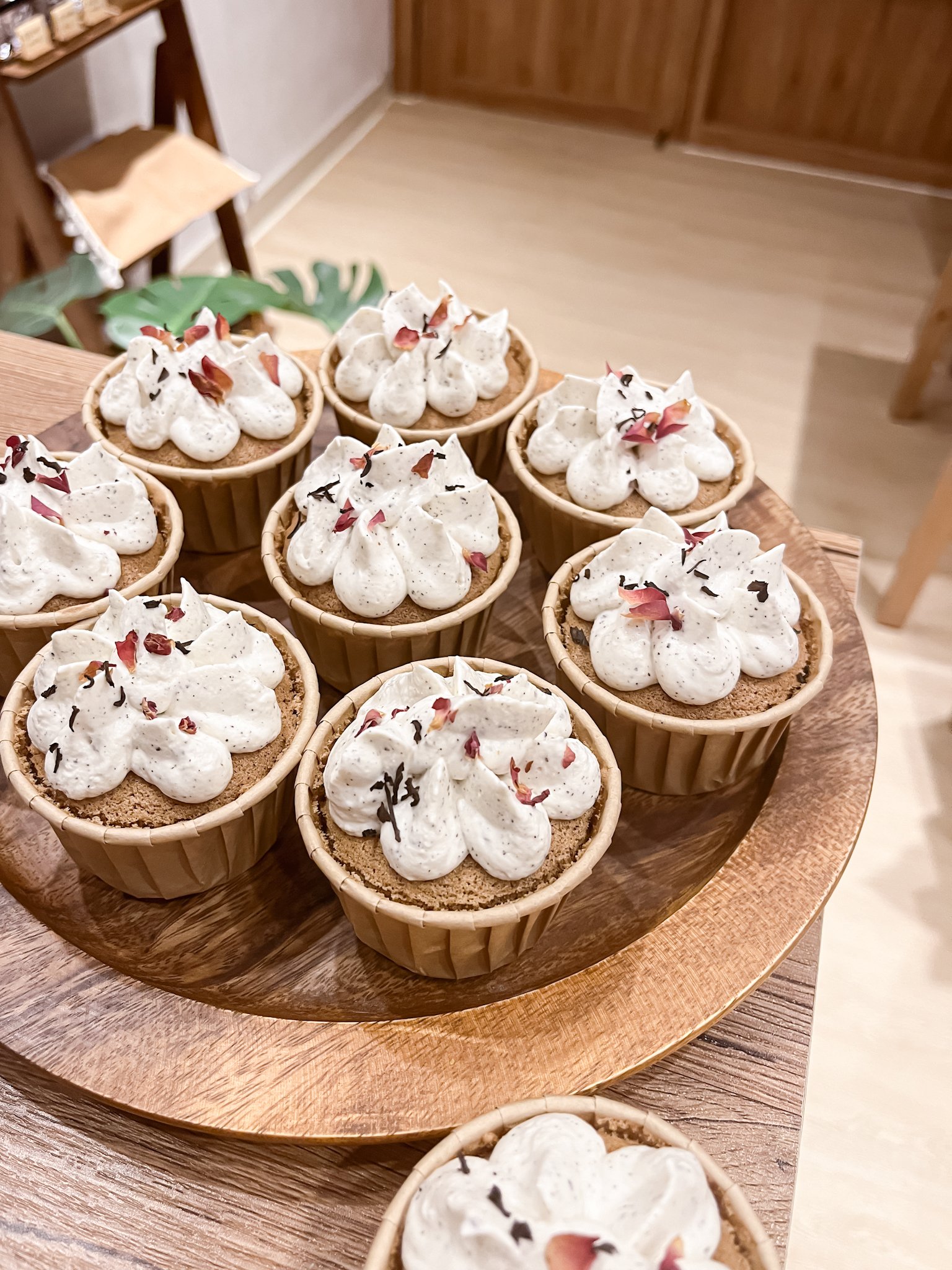 蘋果伯爵杯子蛋糕