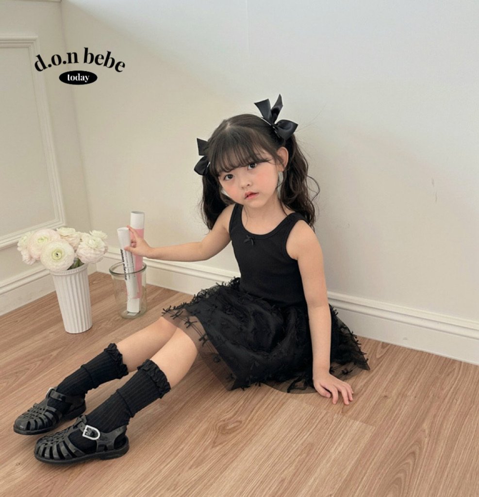 芭蕾舞伶 連身無袖蓬蓬裙