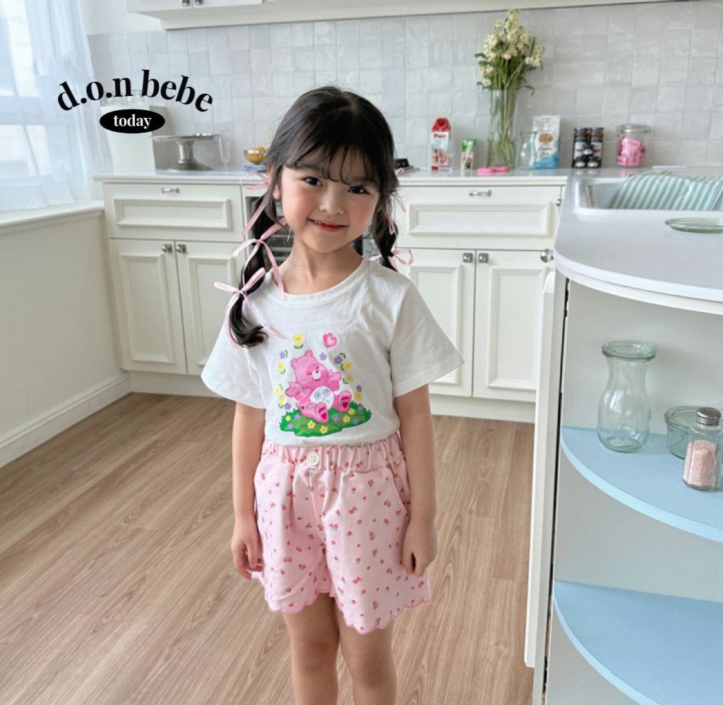 甜心花邊彈性短褲