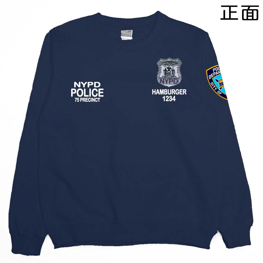 NYPD警察(大學T)Hamburger T-shirt shop