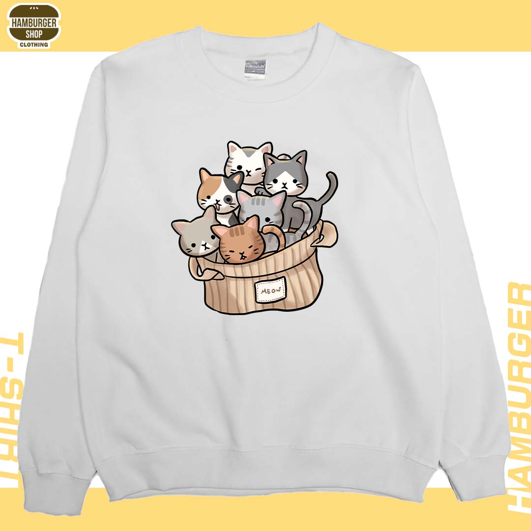 一堆貓一堆毛(大學T)Hamburger T-shirt shop
