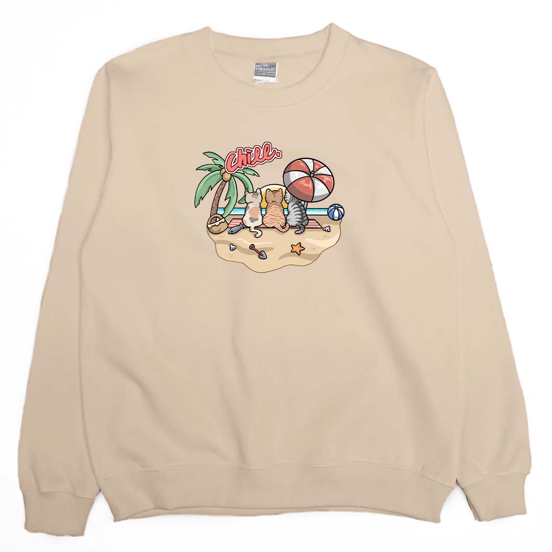 海邊放風(大學T)Hamburger T-Shirt Shop