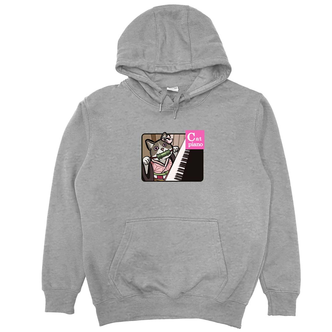 Cat Piano(帽T)Hamburger T-Shirt Shop