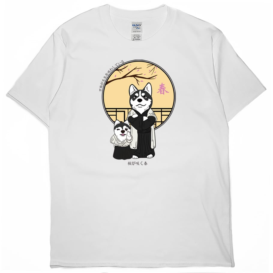 春天哈士奇(短T)Hamburger T-shirt shop