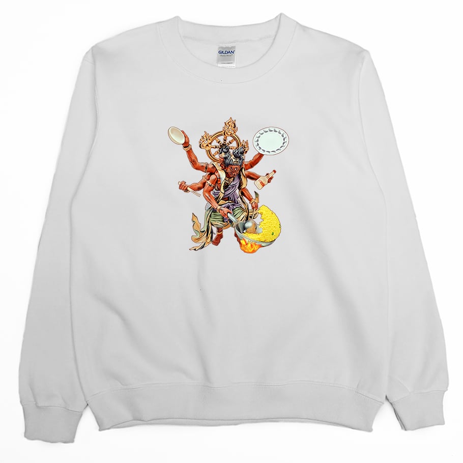 阿修羅炒飯(大學T)Hamburger T-Shirt Shop