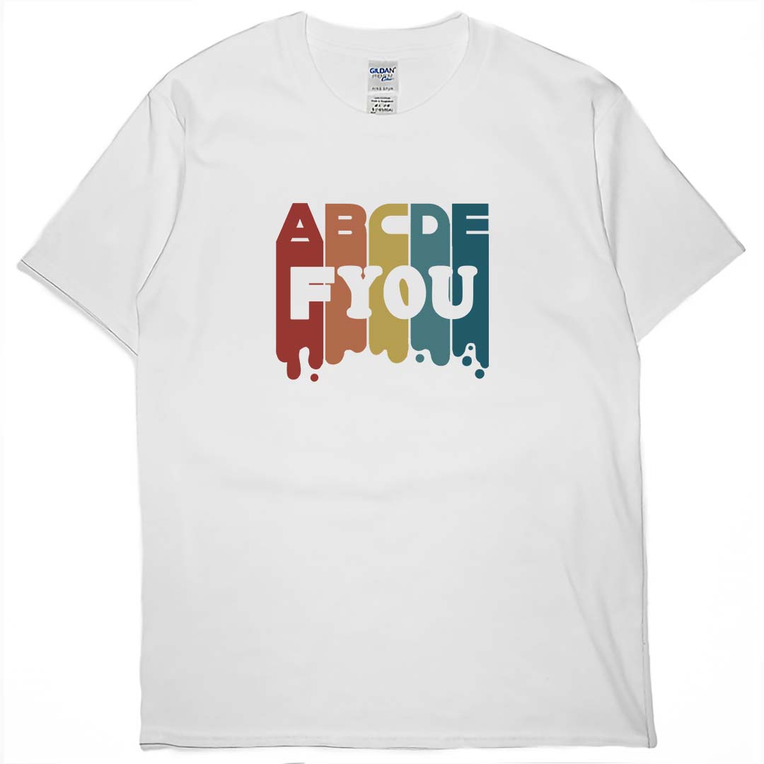 ABCDEFYOU(短T)Hamburger T-shirt shop(NEW)