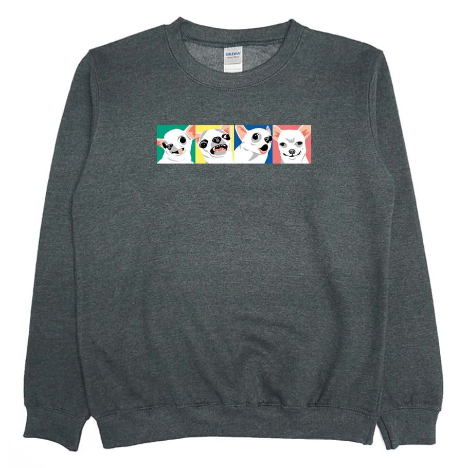 吉娃娃合輯(大學T)Hamburger T-Shirt Shop