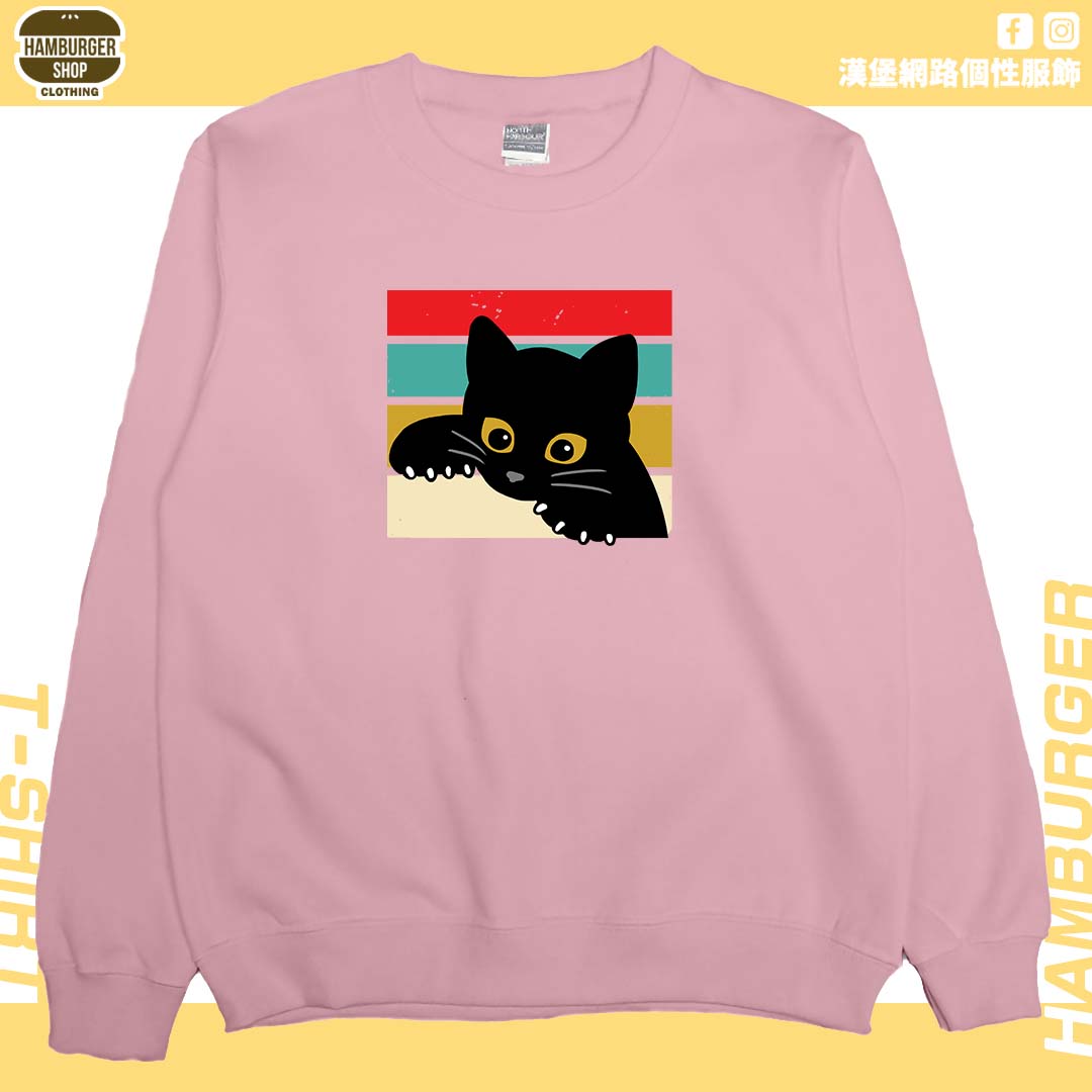 小黑貓(大學T)Hamburger T-shirt shop