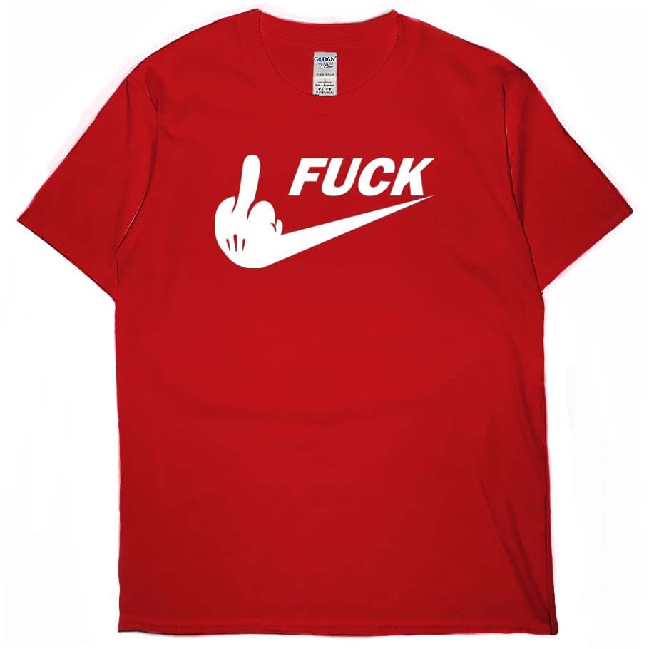 零碼出清 - FUCK(短T) 紅XS
