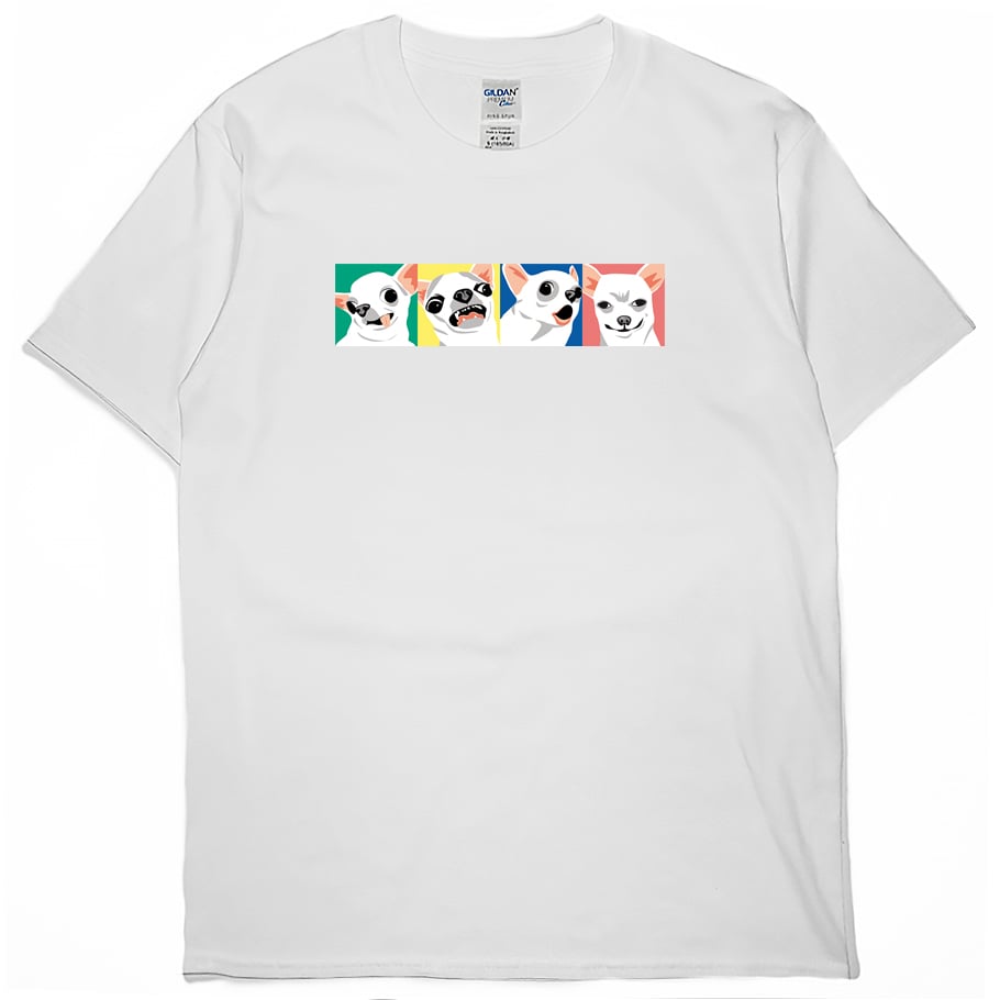 零碼出清 - 吉娃娃合輯(短T) 白M