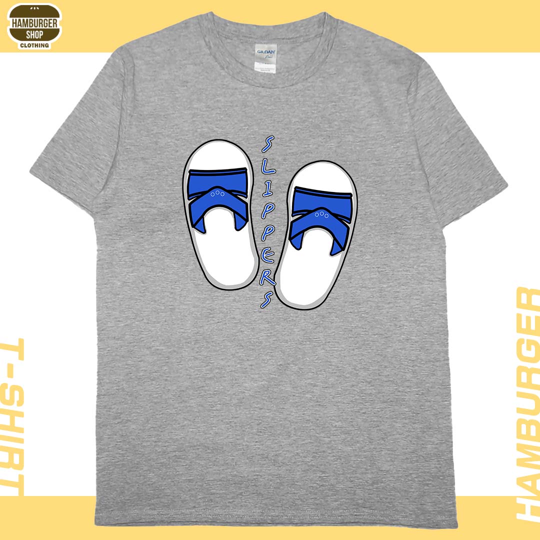 Slippers(短T)Hamburger T-shirt shop