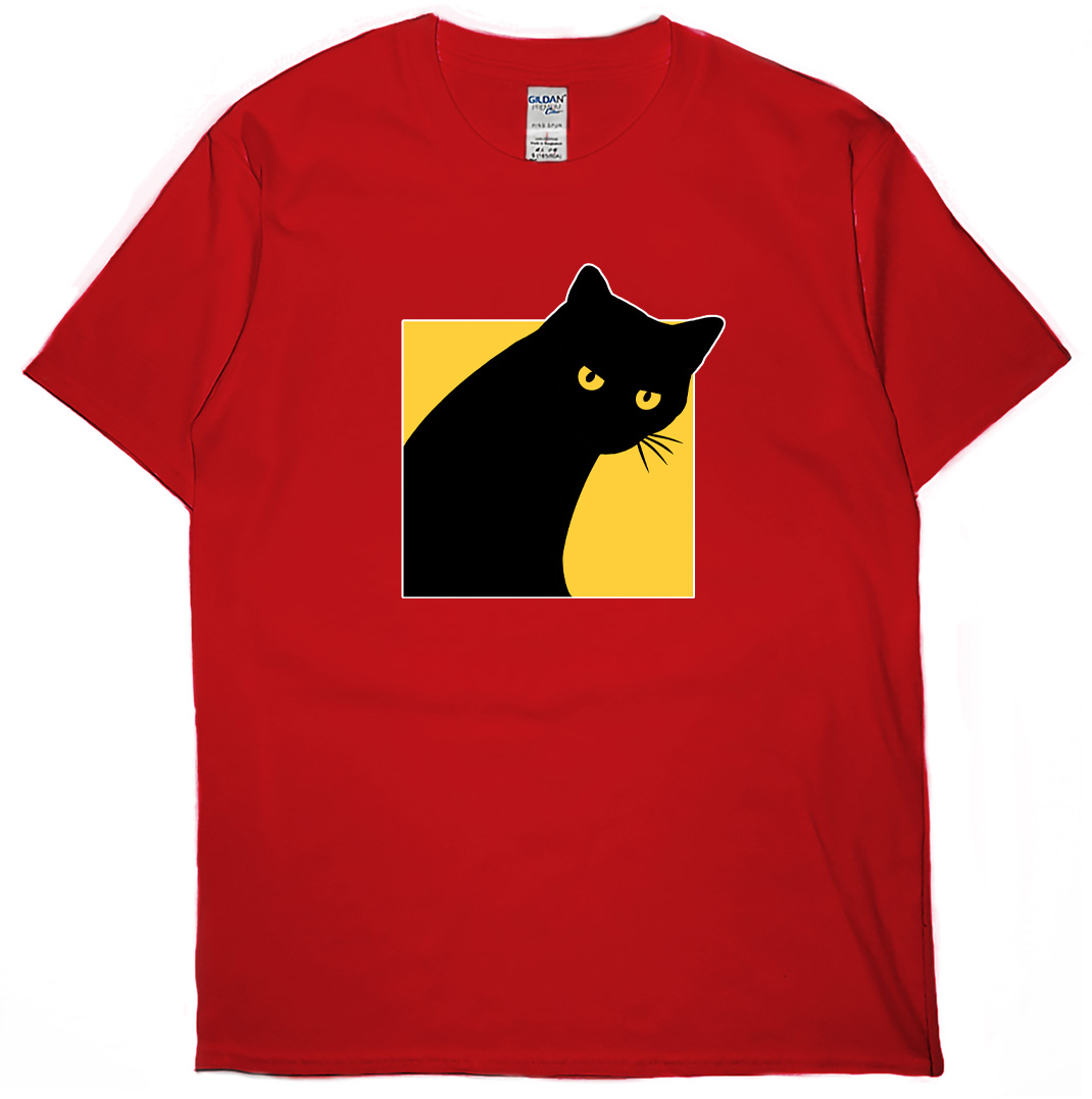 黑貓(短T)Hamburger T-shirt shop