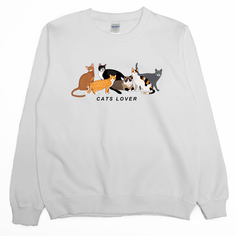 貓愛好者(大學T)Hamburger T-Shirt Shop