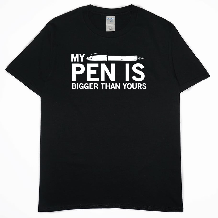 MY PEN IS BIGGER(短T)Hamburger T-shirt shop