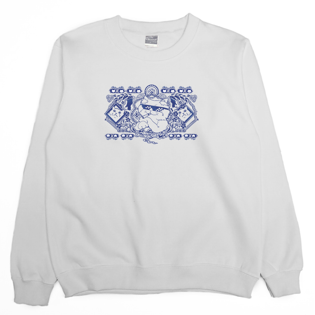 青貓瓷(大學T)Hamburger T-shirt shop