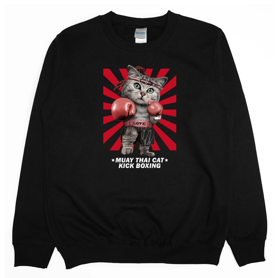 泰拳貓(大學T)Hamburger T-Shirt Shop