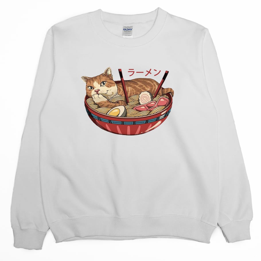 貓拉麵(大學T)Hamburger T-shirt shop