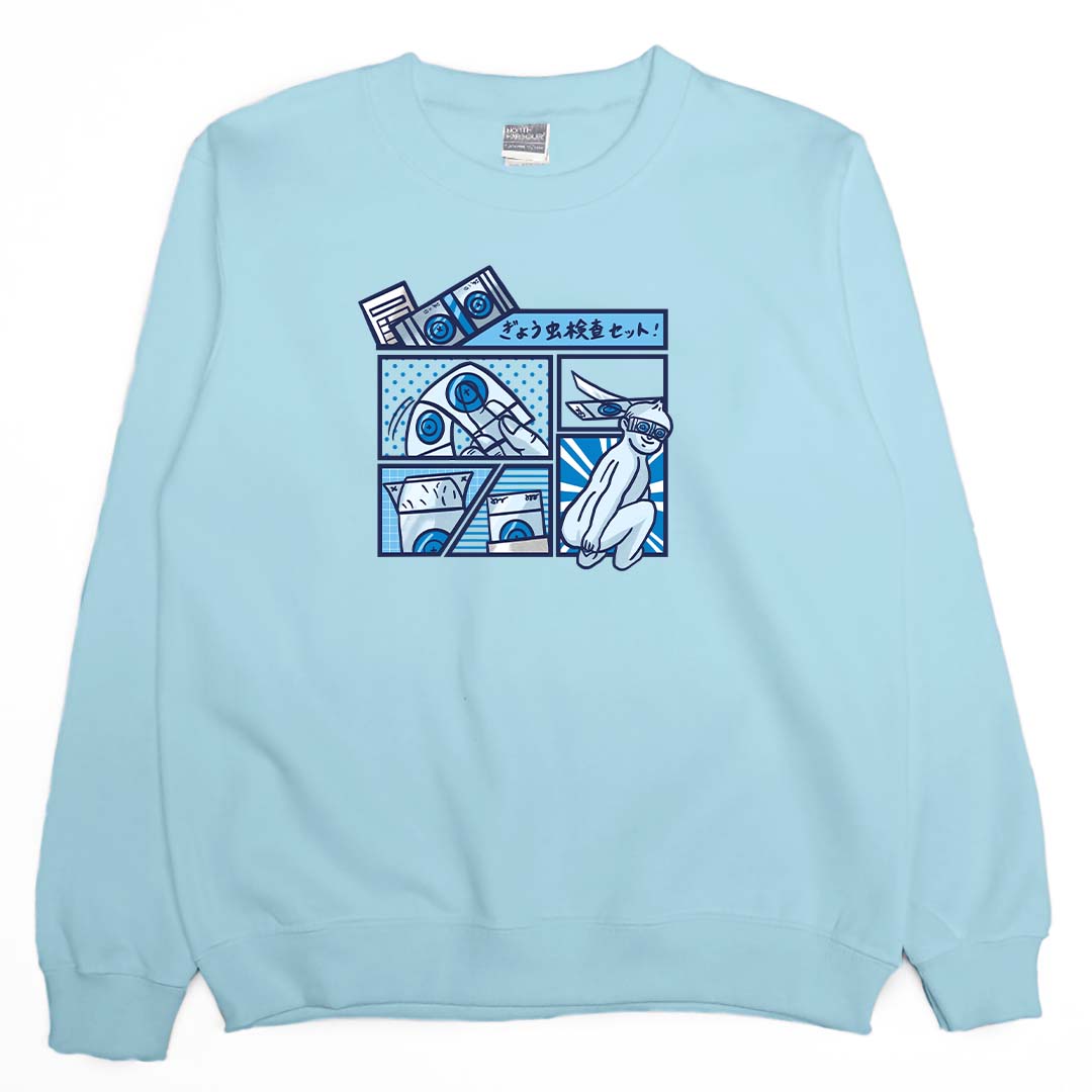 蟯蟲貼片(大學T)Hamburger T-Shirt Shop