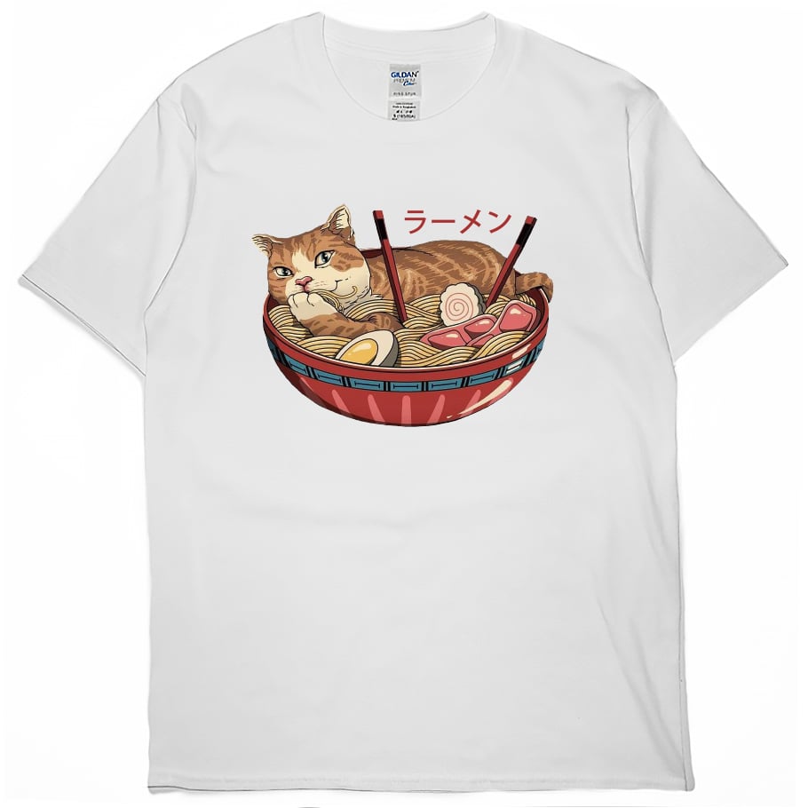 貓拉麵(短T)Hamburger T-shirt shop