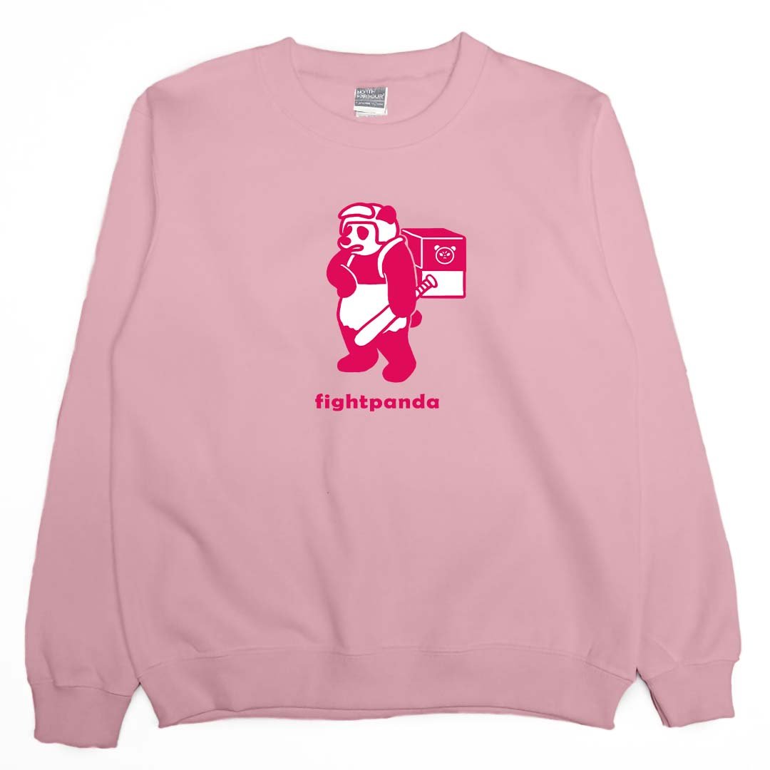 fightpanda(大學T)Hamburger T-shirt shop