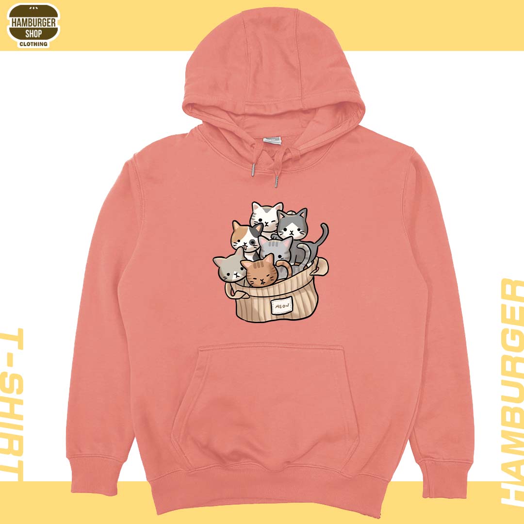 一堆貓一堆毛(帽T)Hamburger T-shirt shop