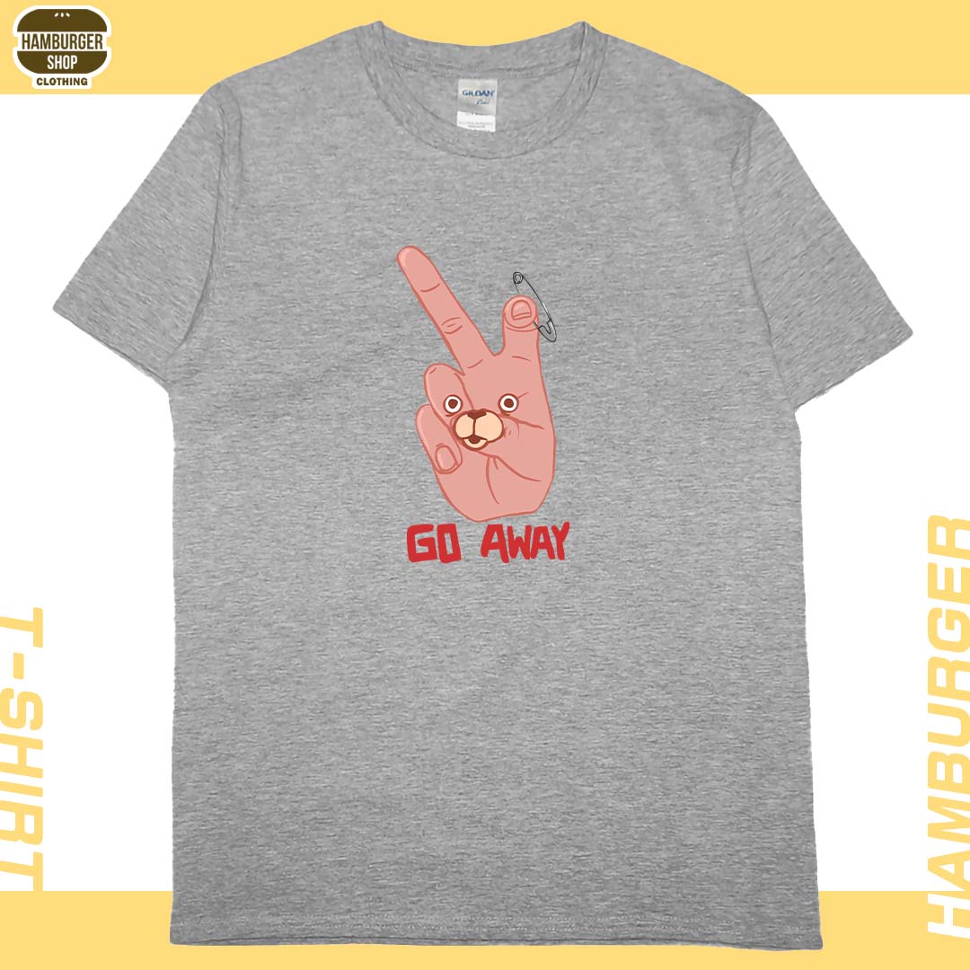 零碼出清 - go away兔(短T) 灰4XL